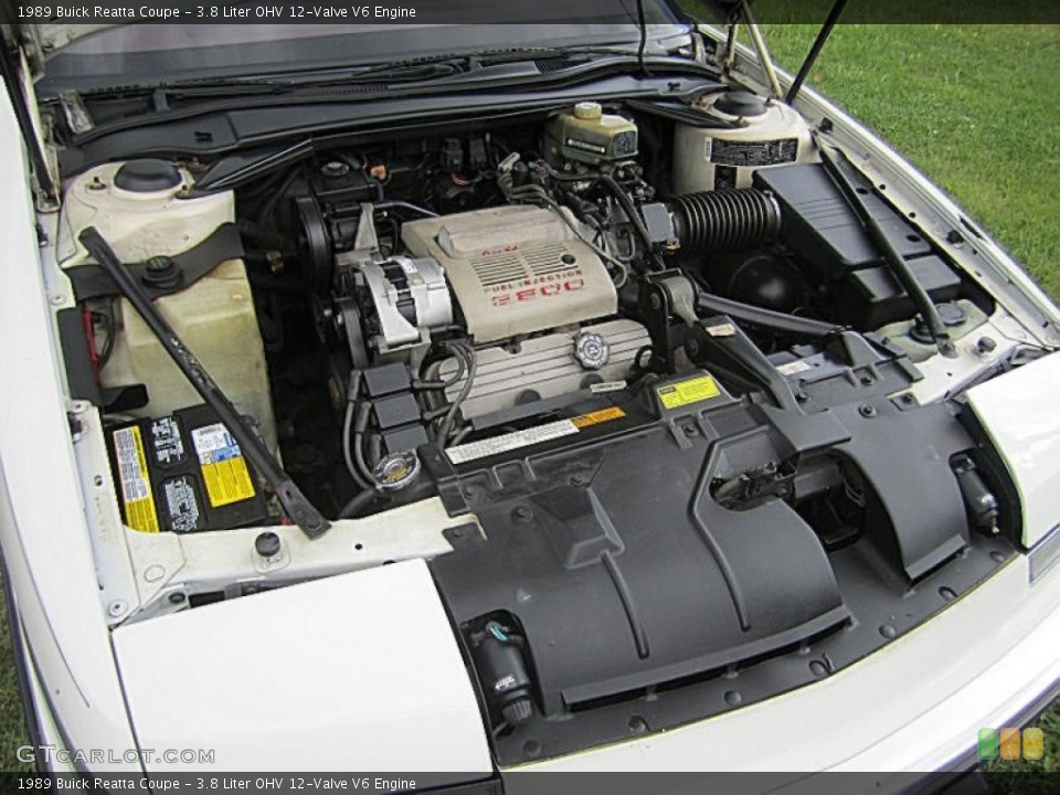 3.8 Liter OHV 12-Valve V6 Engine for the 1989 Buick Reatta #71528848