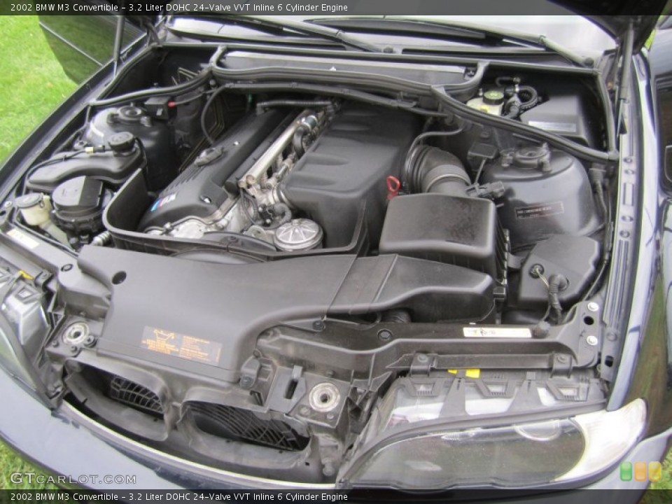 3.2 Liter DOHC 24-Valve VVT Inline 6 Cylinder Engine for the 2002 BMW M3 #71529112