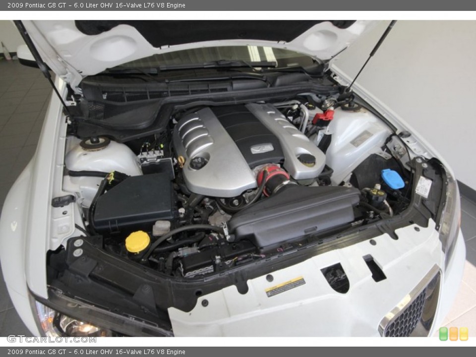 6.0 Liter OHV 16-Valve L76 V8 Engine for the 2009 Pontiac G8 #71541262