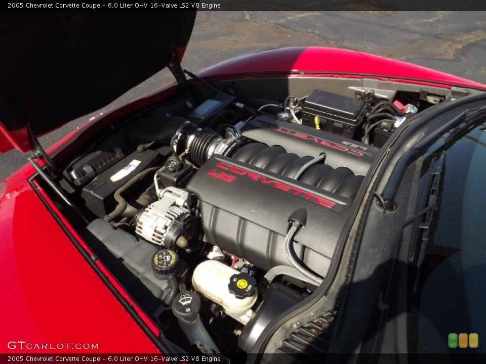 6.0 Liter OHV 16-Valve LS2 V8 Engine for the 2005 Chevrolet Corvette #71556421