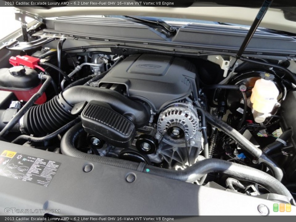 6.2 Liter Flex-Fuel OHV 16-Valve VVT Vortec V8 Engine for the 2013 Cadillac Escalade #71568325