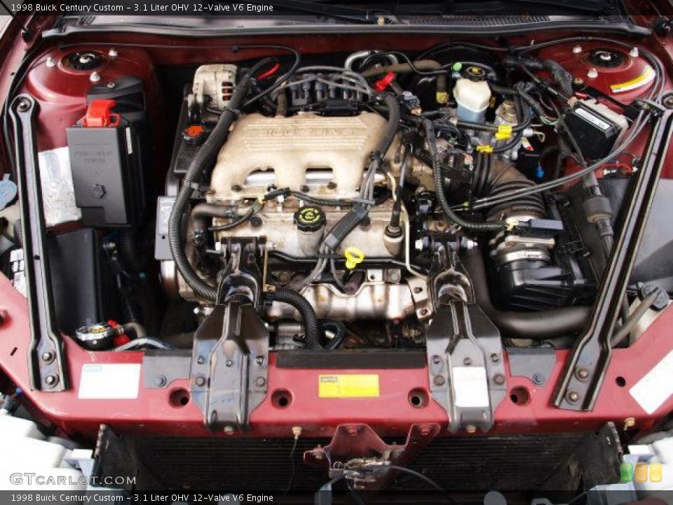 3.1 Liter OHV 12-Valve V6 1998 Buick Century Engine