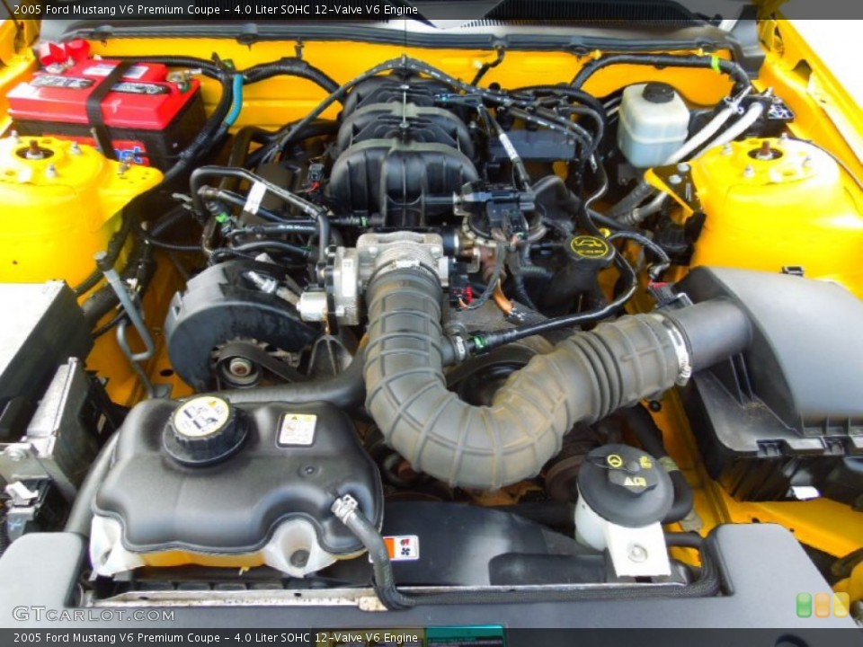 4.0 Liter SOHC 12-Valve V6 Engine for the 2005 Ford Mustang #71607267