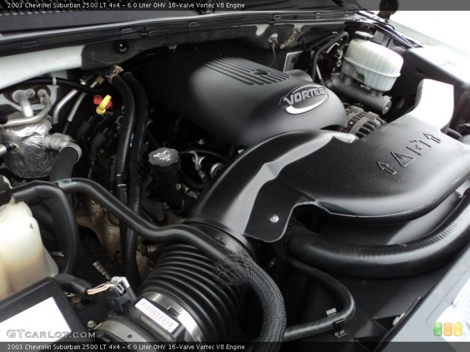 6.0 Liter OHV 16-Valve Vortec V8 Engine for the 2003 Chevrolet Suburban #71611146