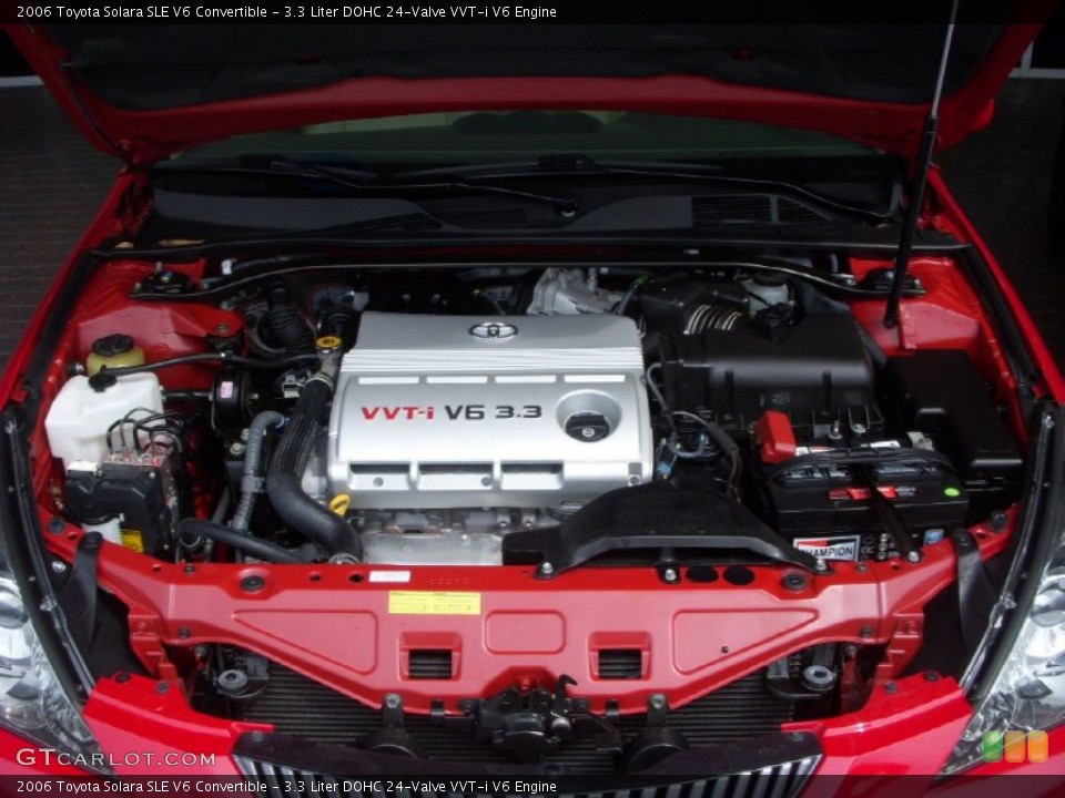3.3 Liter DOHC 24-Valve VVT-i V6 Engine for the 2006 Toyota Solara #71611761