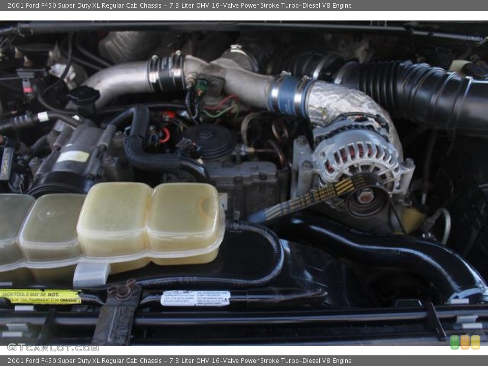 7.3 Liter OHV 16-Valve Power Stroke Turbo-Diesel V8 Engine for the 2001 Ford F450 Super Duty #71617088