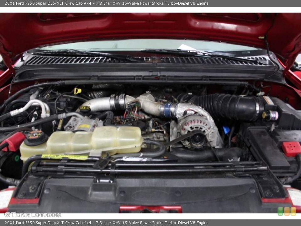 7.3 Liter OHV 16-Valve Power Stroke Turbo-Diesel V8 Engine for the 2001 Ford F350 Super Duty #71622496