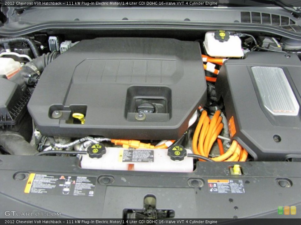 111 kW Plug-In Electric Motor/1.4 Liter GDI DOHC 16-Valve VVT 4 Cylinder Engine for the 2012 Chevrolet Volt #71632522