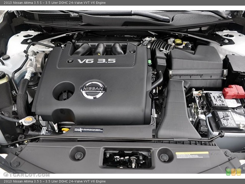 3.5 Liter DOHC 24-Valve VVT V6 2013 Nissan Altima Engine