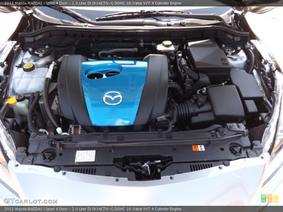 2.0 Liter DI SKYACTIV-G DOHC 16-Valve VVT 4 Cylinder Engine for the 2013 Mazda MAZDA3 #71637334