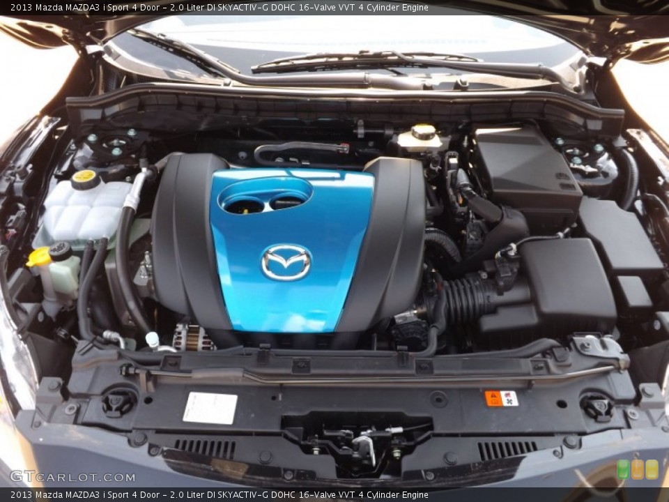 2.0 Liter DI SKYACTIV-G DOHC 16-Valve VVT 4 Cylinder Engine for the 2013 Mazda MAZDA3 #71637526