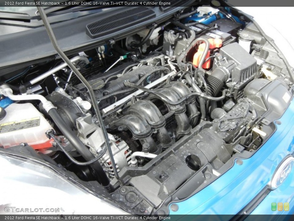 1.6 Liter DOHC 16-Valve Ti-VCT Duratec 4 Cylinder Engine for the 2012 Ford Fiesta #71647706