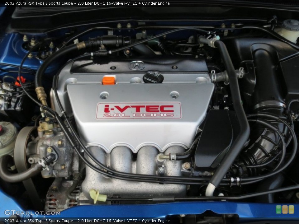 2.0 Liter DOHC 16-Valve i-VTEC 4 Cylinder Engine for the 2003 Acura RSX #71653413