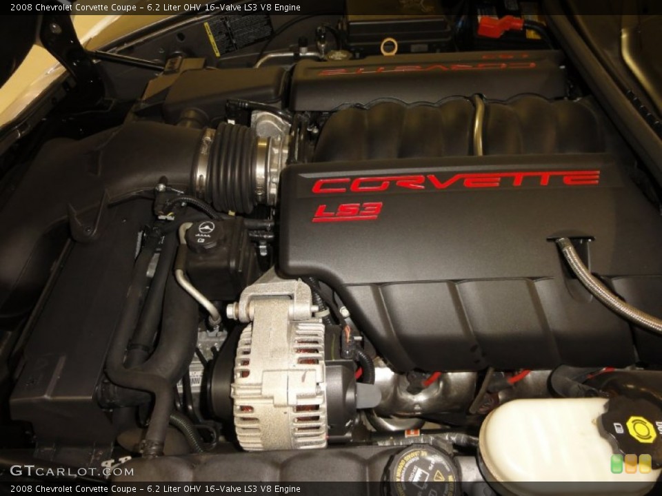 6.2 Liter OHV 16-Valve LS3 V8 Engine for the 2008 Chevrolet Corvette #71655991