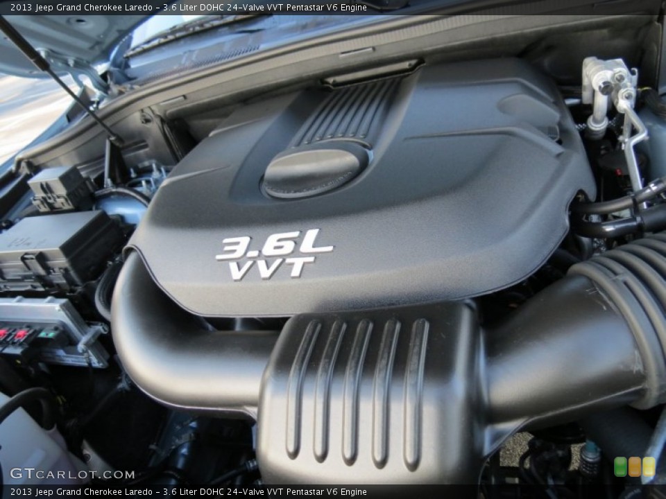 3.6 Liter DOHC 24-Valve VVT Pentastar V6 2013 Jeep Grand Cherokee Engine