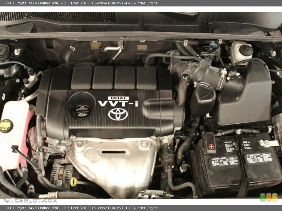 2.5 Liter DOHC 16-Valve Dual VVT-i 4 Cylinder Engine for the 2010 Toyota RAV4 #71679181
