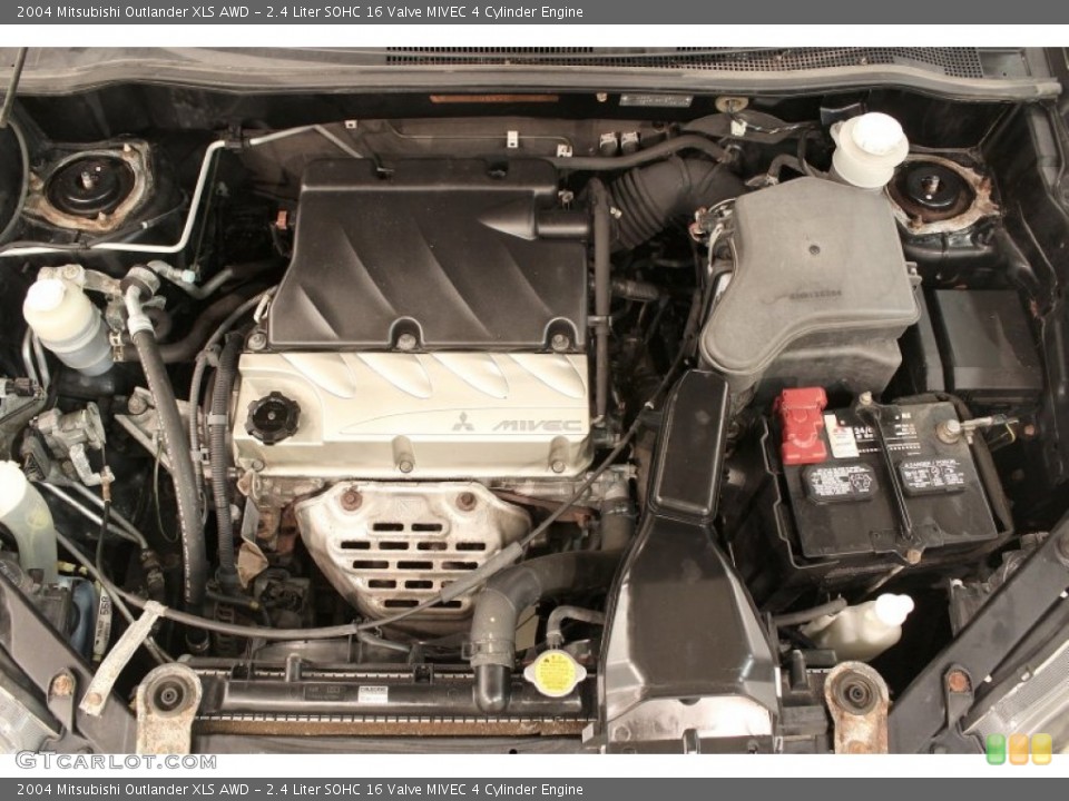 2.4 Liter SOHC 16 Valve MIVEC 4 Cylinder Engine for the 2004 Mitsubishi Outlander #71680261