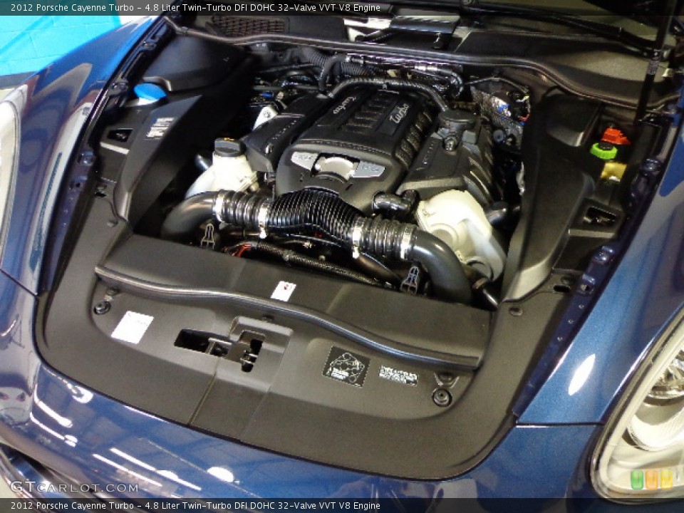 4.8 Liter Twin-Turbo DFI DOHC 32-Valve VVT V8 Engine for the 2012 Porsche Cayenne #71682040