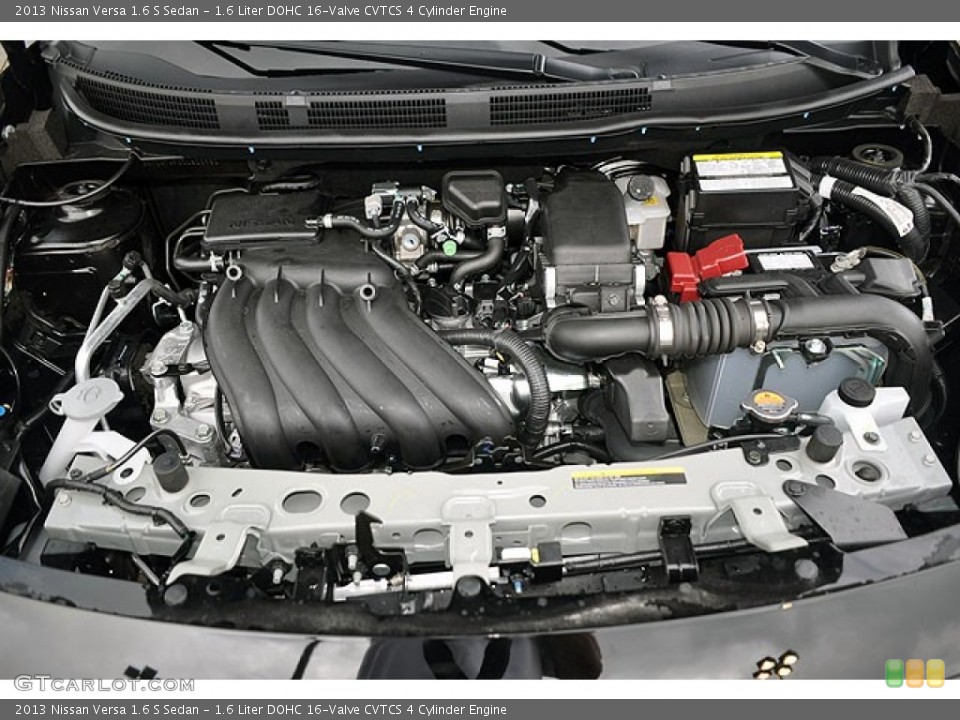 1.6 Liter DOHC 16-Valve CVTCS 4 Cylinder 2013 Nissan Versa Engine