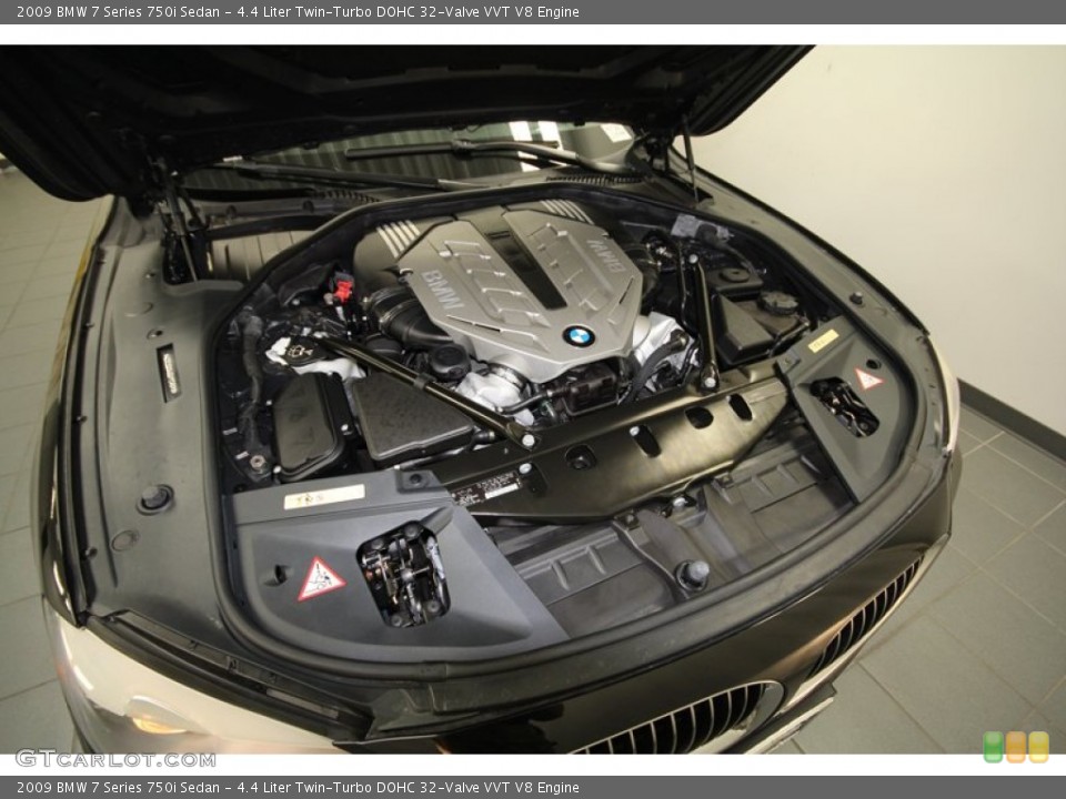 4.4 Liter Twin-Turbo DOHC 32-Valve VVT V8 Engine for the 2009 BMW 7 Series #71690599