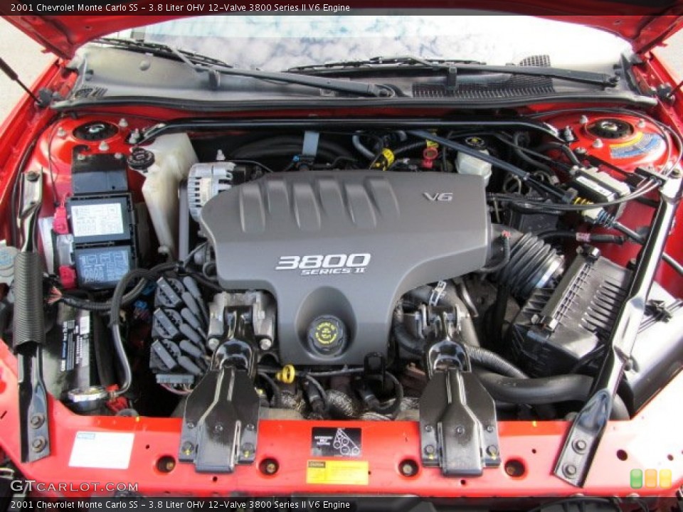 3.8 Liter OHV 12-Valve 3800 Series II V6 Engine for the 2001 Chevrolet Monte Carlo #71736671