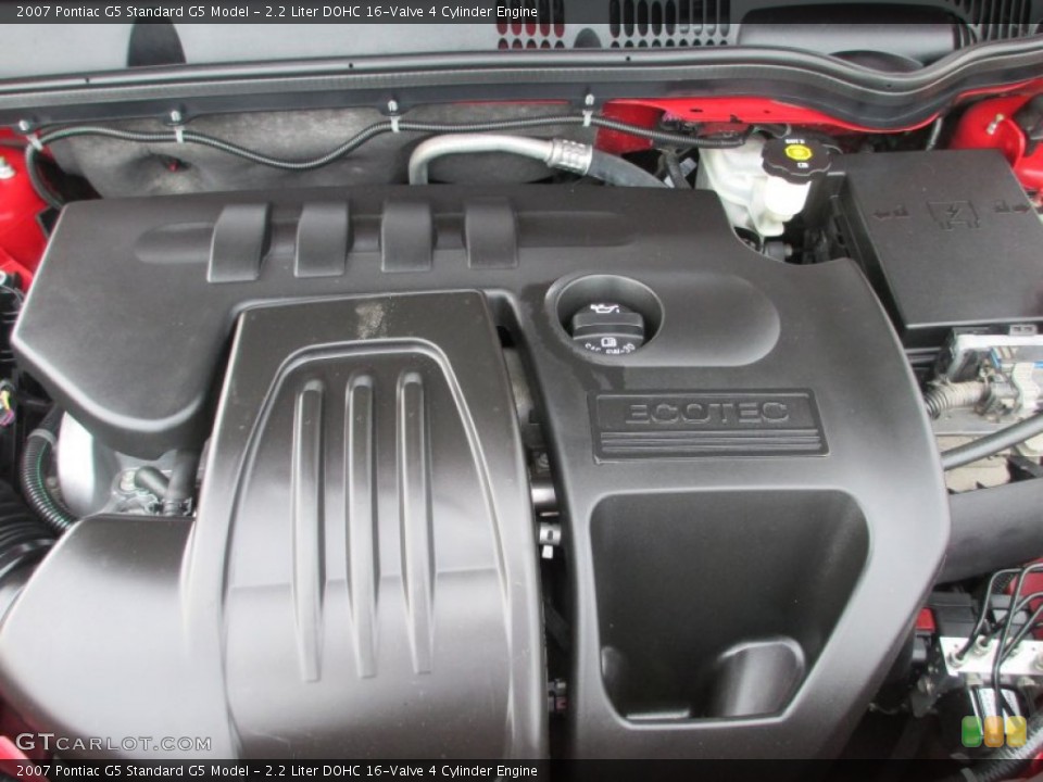 2.2 Liter DOHC 16-Valve 4 Cylinder Engine for the 2007 Pontiac G5 #71742248