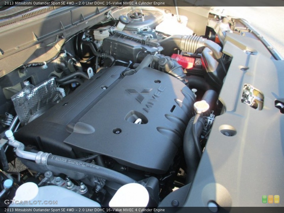 2.0 Liter DOHC 16-Valve MIVEC 4 Cylinder Engine for the 2013 Mitsubishi Outlander Sport #71742530
