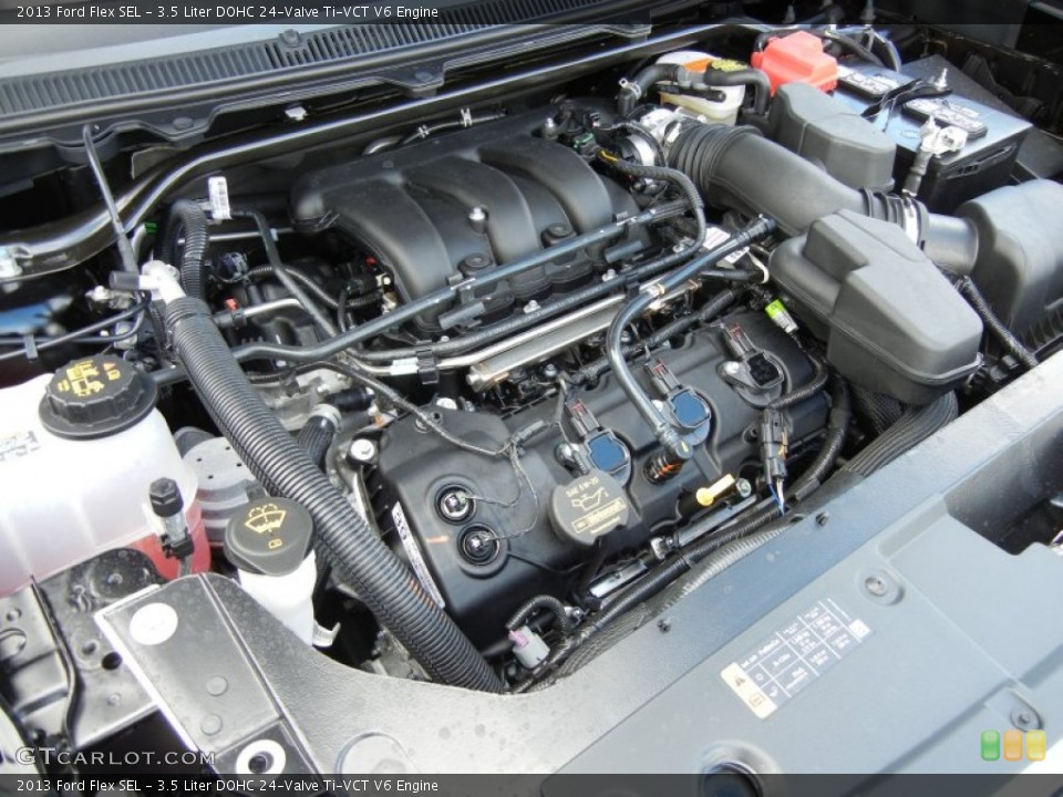 3.5 Liter DOHC 24-Valve Ti-VCT V6 Engine for the 2013 Ford Flex #71766594