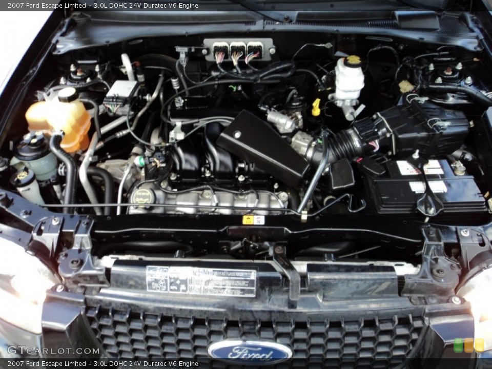3.0L DOHC 24V Duratec V6 2007 Ford Escape Engine