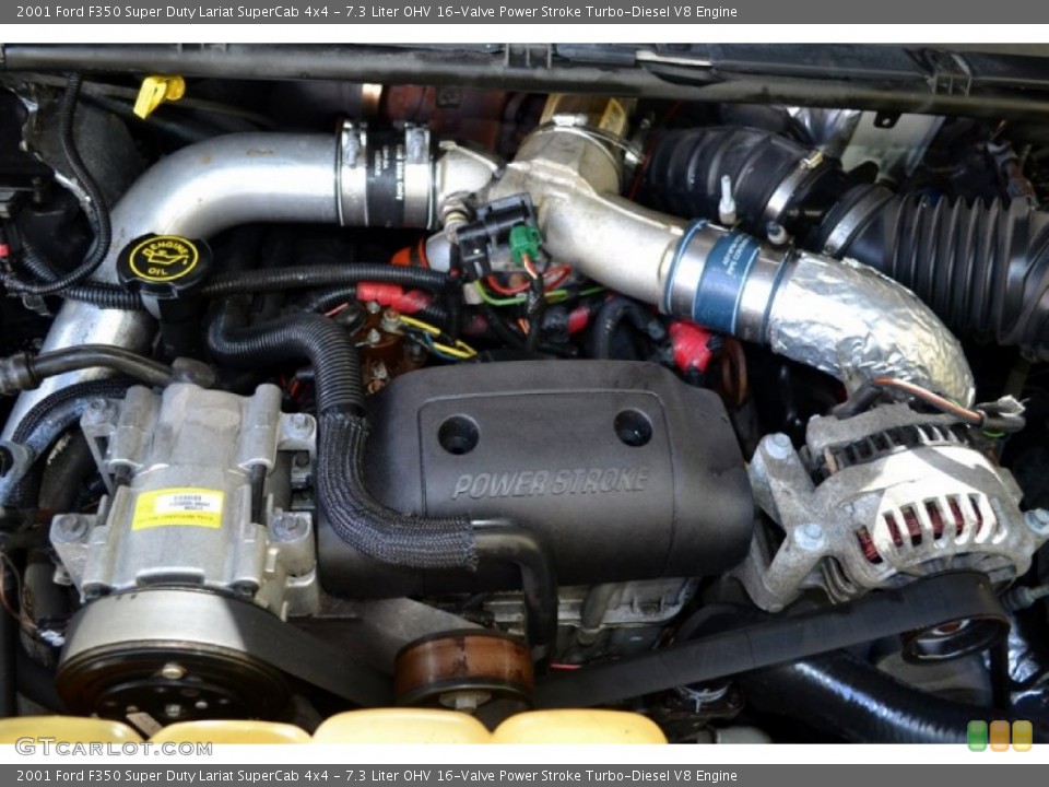 7.3 Liter OHV 16-Valve Power Stroke Turbo-Diesel V8 Engine for the 2001 Ford F350 Super Duty #71782281