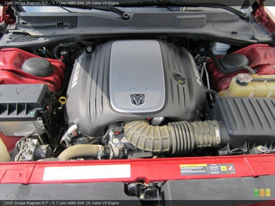5.7 Liter HEMI OHV 16-Valve V8 Engine for the 2005 Dodge Magnum #71796870