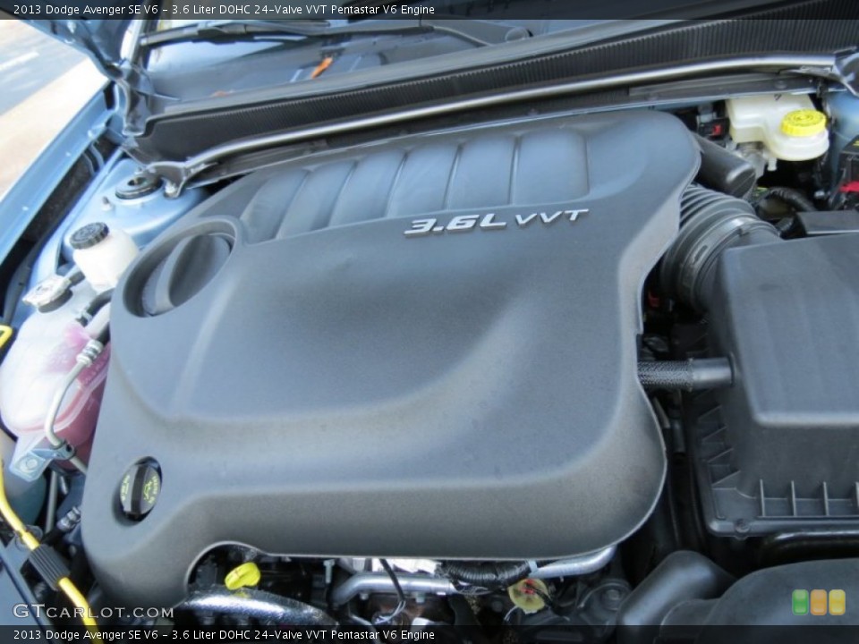 3.6 Liter DOHC 24-Valve VVT Pentastar V6 Engine for the 2013 Dodge Avenger #71801394