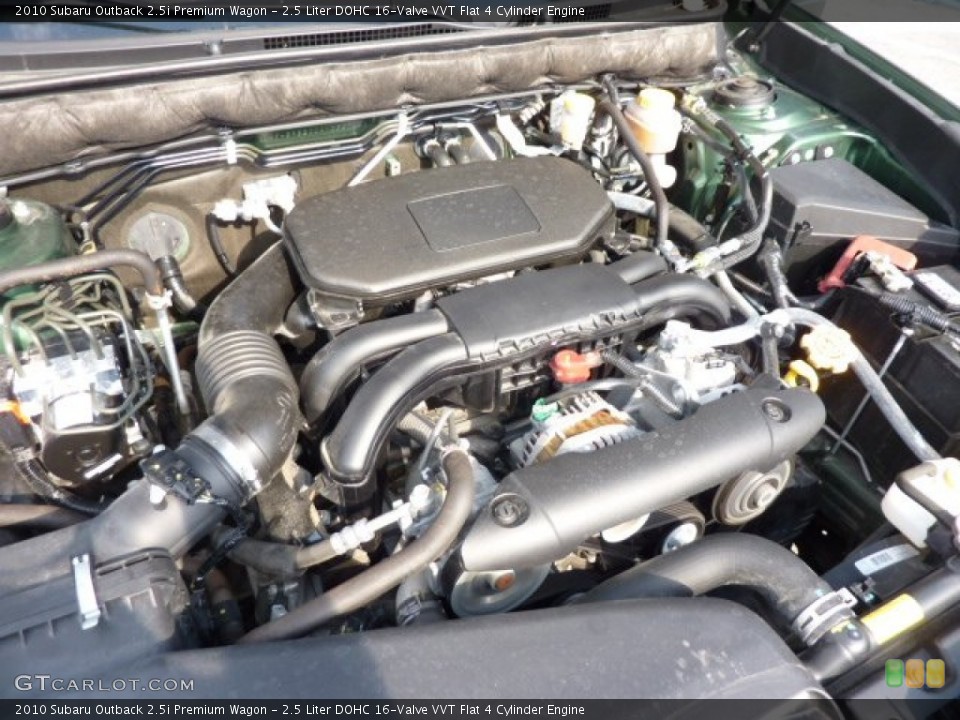 2.5 Liter DOHC 16-Valve VVT Flat 4 Cylinder Engine for the 2010 Subaru Outback #71805549
