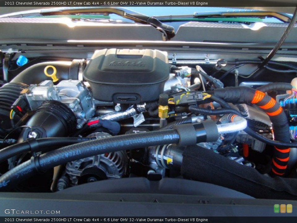 6.6 Liter OHV 32-Valve Duramax Turbo-Diesel V8 Engine for the 2013 Chevrolet Silverado 2500HD #71809476