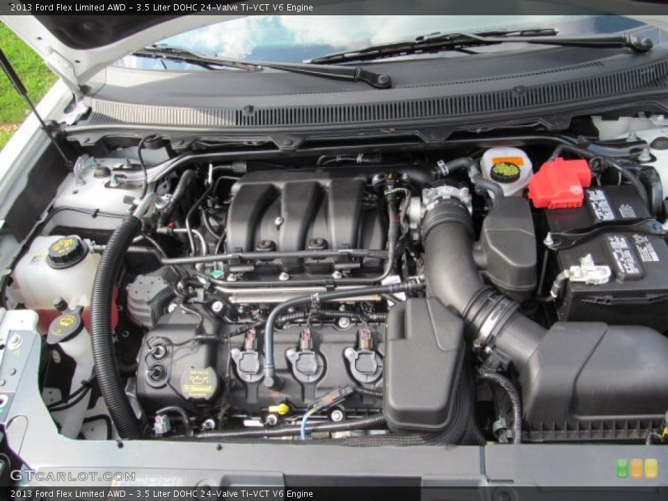 3.5 Liter DOHC 24-Valve Ti-VCT V6 Engine for the 2013 Ford Flex #71815485