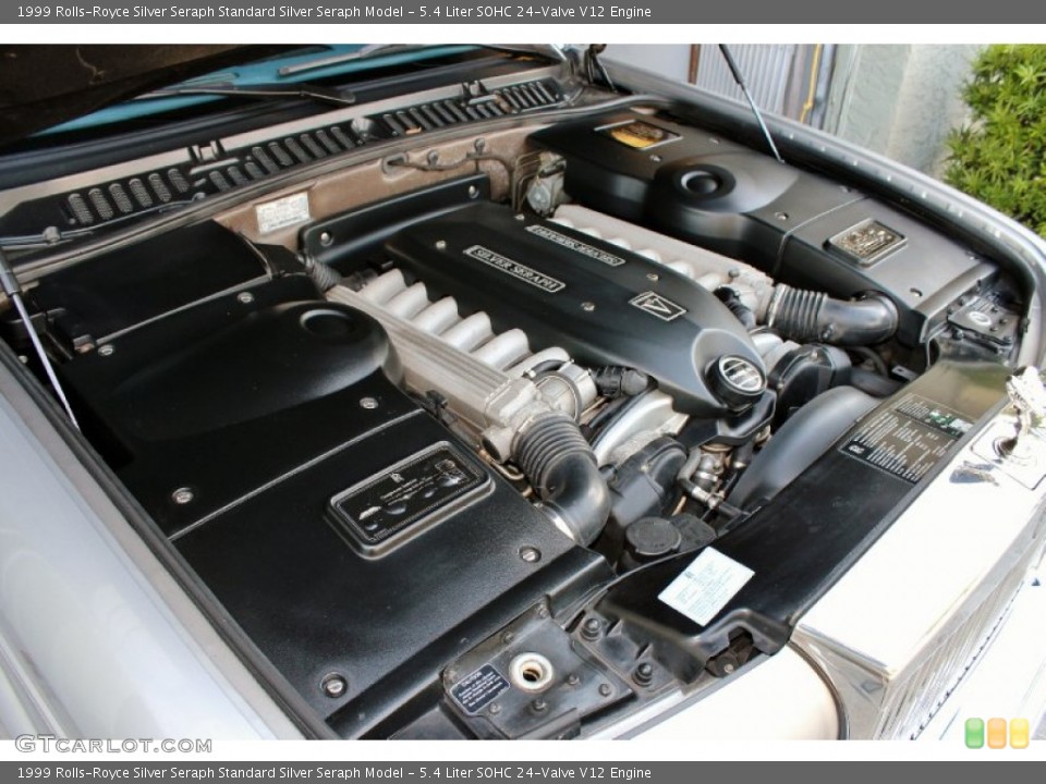 5.4 Liter SOHC 24-Valve V12 1999 Rolls-Royce Silver Seraph Engine