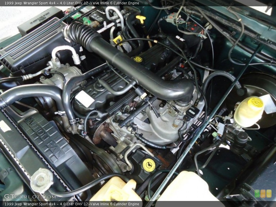 4.0 Liter OHV 12-Valve Inline 6 Cylinder Engine for the 1999 Jeep Wrangler #71842394