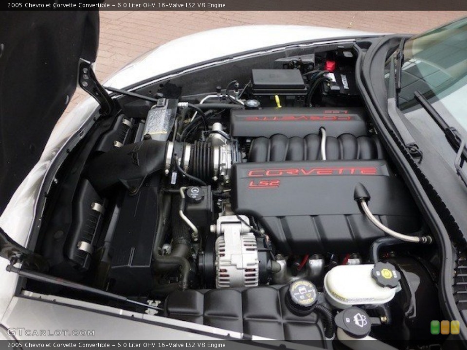 6.0 Liter OHV 16-Valve LS2 V8 Engine for the 2005 Chevrolet Corvette #71847611