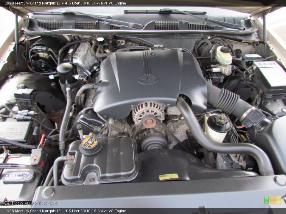 4.6 Liter SOHC 16-Valve V8 Engine for the 1998 Mercury Grand Marquis #71863915