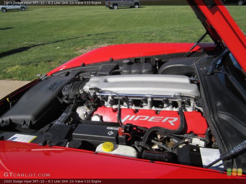 8.3 Liter OHV 20-Valve V10 Engine for the 2003 Dodge Viper #71879559