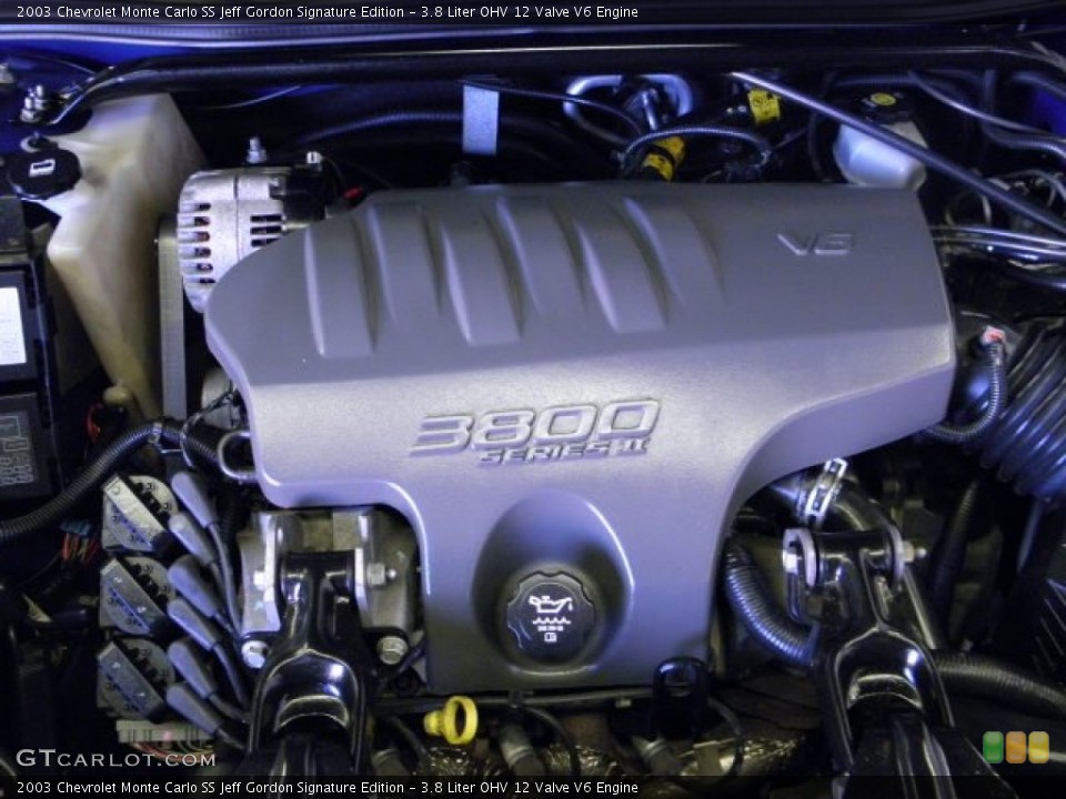 3.8 Liter OHV 12 Valve V6 Engine for the 2003 Chevrolet Monte Carlo #71889852