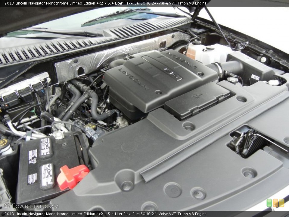 5.4 Liter Flex-Fuel SOHC 24-Valve VVT Triton V8 Engine for the 2013 Lincoln Navigator #71916981