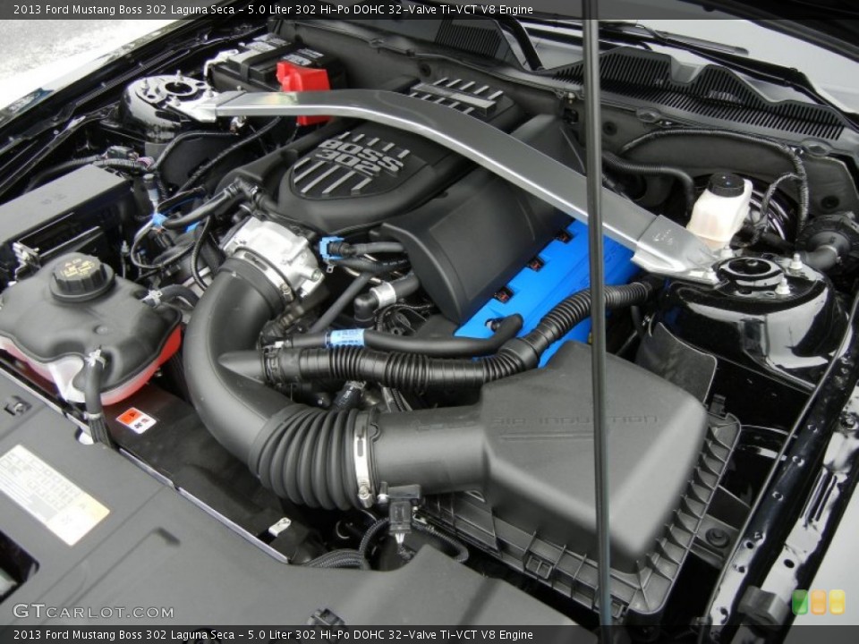 5.0 Liter 302 Hi-Po DOHC 32-Valve Ti-VCT V8 Engine for the 2013 Ford Mustang #71920315