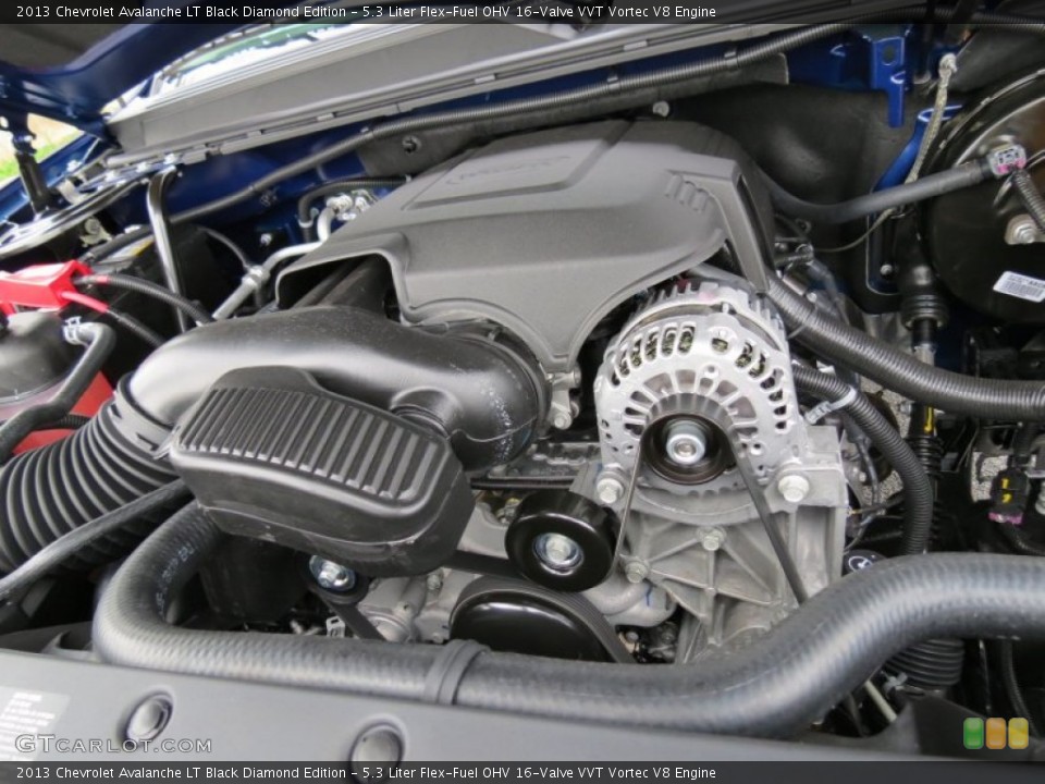 5.3 Liter Flex-Fuel OHV 16-Valve VVT Vortec V8 Engine for the 2013 Chevrolet Avalanche #71927346