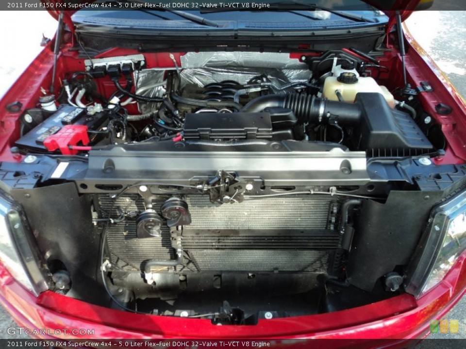 5.0 Liter Flex-Fuel DOHC 32-Valve Ti-VCT V8 Engine for the 2011 Ford F150 #71928240