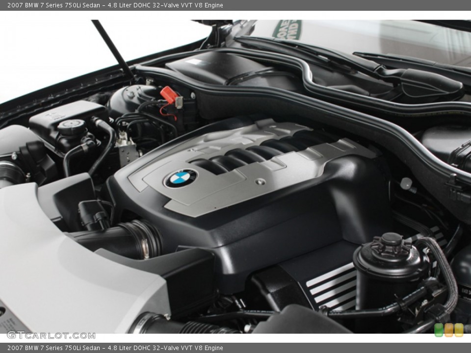 4.8 Liter DOHC 32-Valve VVT V8 Engine for the 2007 BMW 7 Series #71932437