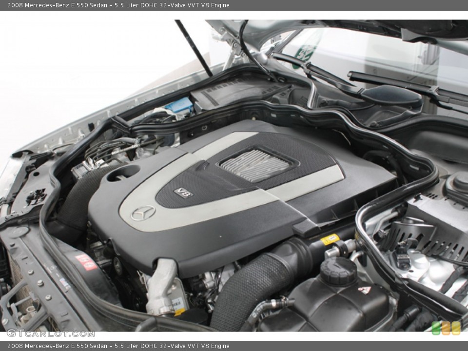 5.5 Liter DOHC 32-Valve VVT V8 2008 Mercedes-Benz E Engine