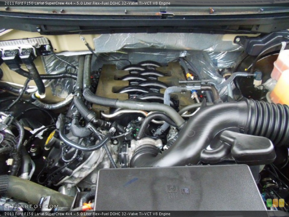 5.0 Liter Flex-Fuel DOHC 32-Valve Ti-VCT V8 Engine for the 2011 Ford F150 #71934774