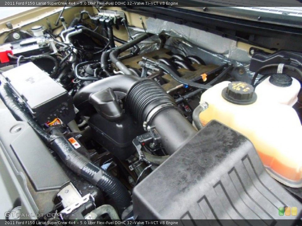 5.0 Liter Flex-Fuel DOHC 32-Valve Ti-VCT V8 Engine for the 2011 Ford F150 #71934798