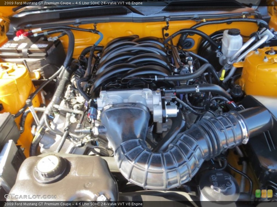 4.6 Liter SOHC 24-Valve VVT V8 Engine for the 2009 Ford Mustang #71955393